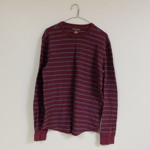 *SONOMA WAFFLE CREW NECK SWEATER